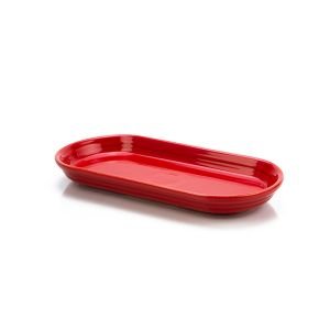 Fiesta® 12" Oblong Serving Platter | Scarlet