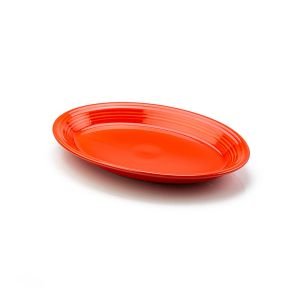 13.6" Oval Platter with a Poppy Glaze - 0458338 Fiesta