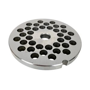 LEM #32 Stainless Steel Meat Grinder Plate - 3/8"