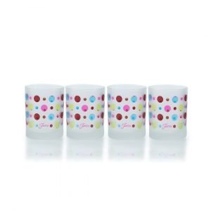 Fiesta® 14oz Double Old Fashioned Glasses (Set of 4) | Multicolor Dots
