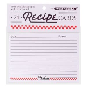 Harold 4x6 Recipe Cards, 066
