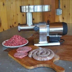Weston Butcher Series Commercial Grade #5 Electric Meat Grinder - 0.35 HP (09-0501-W) lifestyle
