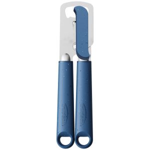 image shows Trudeau Clever by Nature Can Opener | Blue against a blank, white background
