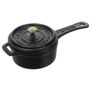 Staub 0.25 Qt. Mini Saucepan | Matte Black