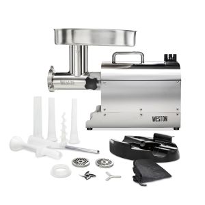 Weston Pro Series Silver #12 Electric Meat Grinder