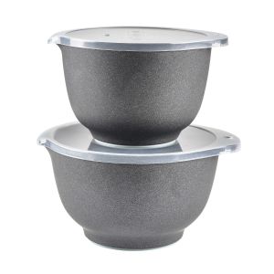 Rosti Margrethe 2-Piece Mixing Bowl Set | Pebble Black