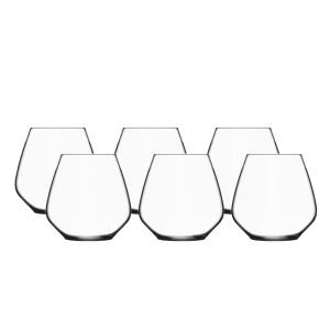 Luigi Bormioli Atelier 20 oz Stemless Pinot Noir Glass  - Set of 6