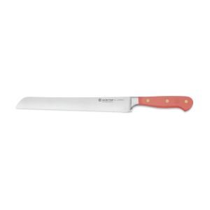 Wusthof Classic Color 9" Double Serrated Bread Knife | Coral Peach