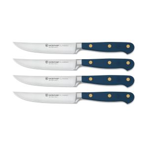 WÜSTHOF Classic Color 4-Piece Steak Knife Set | Wild Blueberry