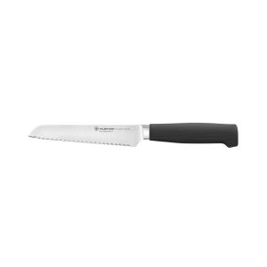 image shows Wusthof Partner 5" Serrated Utility Knife  against a blank, white background