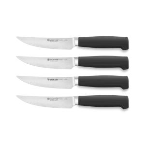  image shows Wusthof Partner 4-Piece Steak Knife Set against a blank, white background