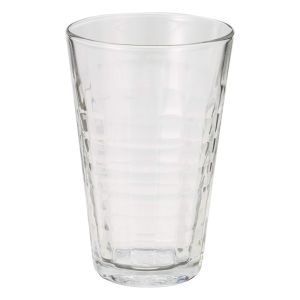 Duralex Prisme 6-Piece 16 oz. Tumbler Against a Plain White Background