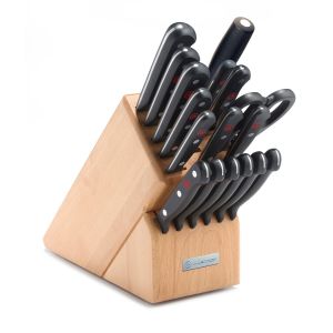 Wusthof Gourmet 18-Piece Knife Block Set | Natural