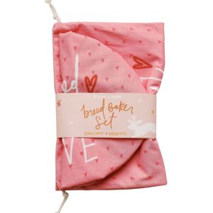 image shows Doe A Deer Baked With Love Bread Baker Set  against a blank, white background