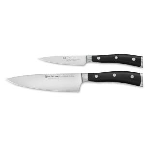 Wusthof Classic Ikon 2-Piece Prep Knife Set | Paring & Cook's Knives