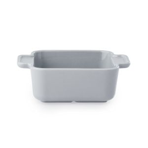 CorningWare现代Stoneware 5.5“x 7”方形Cocotte |灰