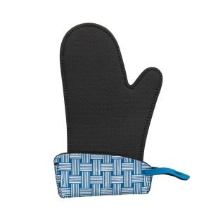 Cuisipro Kitchen Grips Large Oven Mitt | Blueberry & White Woven