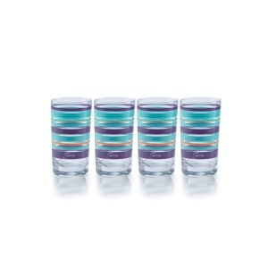 Fiesta® 7oz Juice Glasses (Set of 4) | Desert Stripes
