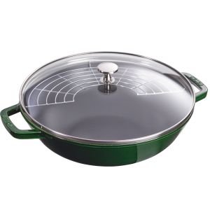 Staub Perfect Frying Pan 12" - Basil Green 1312985