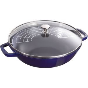 Staub Perfect Frying Pan 12" - Dark Blue 1312991