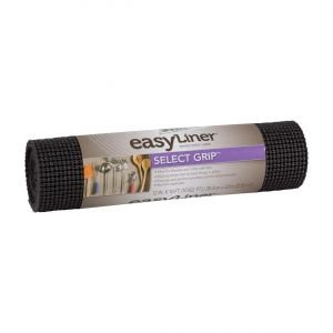 Duck Brand Easy Liner Select Grip 12” x 10’ Shelf Liner - Black (1359571)