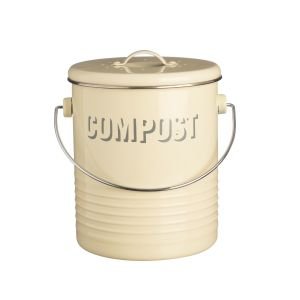 Typhoon Vintage Kitchen Collection | Compost Caddy - Cream