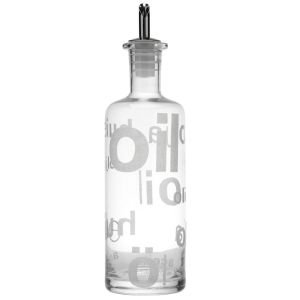 Typhoon Frosted Glass Oil/Vinegar Bottle | 12 oz