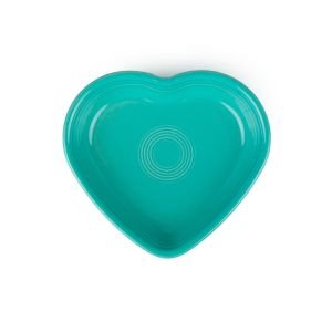 Fiesta® 19oz Medium Heart Bowl | Turquoise