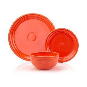 Fiesta® 3-Piece Bistro Coupe Place Setting | Poppy