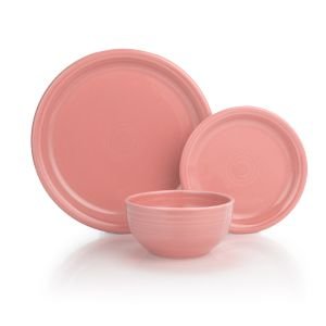 Fiesta® 3-Piece Bistro Coupe Place Setting | Peony