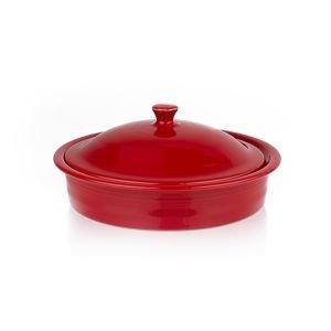 Fiesta® Ceramic Tortilla Warmer - Scarlet