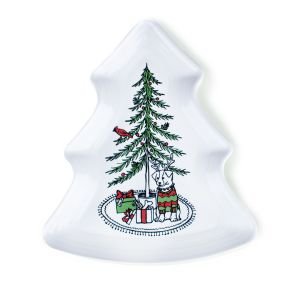 Fiesta® Tree Plate | Christmas Whimsy (White)