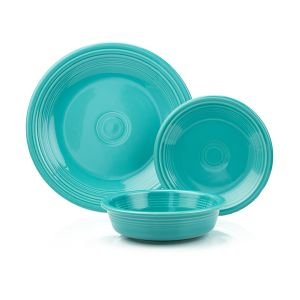 Fiesta® 12-Piece Classic Dinnerware Set | Turquoise