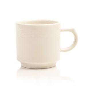 Fiesta® 16oz Stackable Mug | Linen against a clean white background