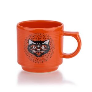 Fiesta® 16oz Stackable Mug | Black Cat