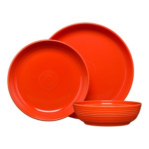 Fiesta® 3-Piece Coupe Place Setting | Poppy
