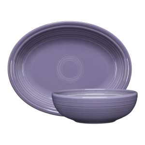  image shows Fiesta® 2-Piece Serve Set | Lavender against a blank, white background