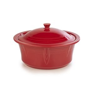 Fiesta® 90oz Large Covered Casserole Dish | Scarlet
