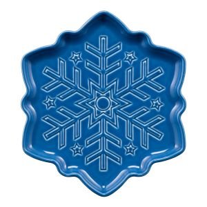 Fiesta® 8" Snowflake Shaped Plate | Lapis