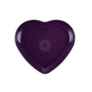 Fiesta® 9" Heart Plate | Mulberry

