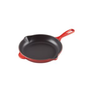  Le Creuset Classic Cast Iron Handle Skillet, 9, Cerise:  Crueset Skillet: Home & Kitchen