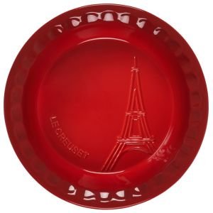 Le Creuset 9" Pie Dish Eiffel Tower Collection | Cerise