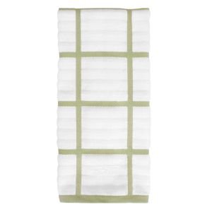 All-Clad Antimicrobial Kitchen Towel | Check Fennel