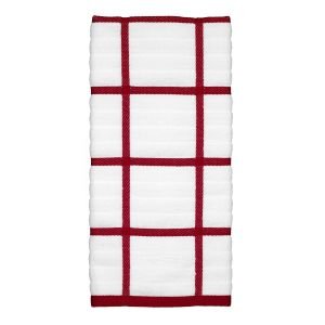 All-Clad Antimicrobial Kitchen Towel | Check Chili