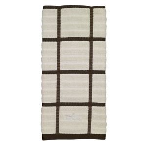 All-Clad Antimicrobial Kitchen Towel | Check Almond