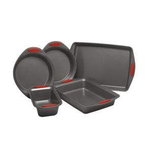 Rachel Ray 5-Piece Bonstick Bakeware Set | Red