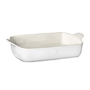 Emile Henry 11 x 8 Ceramic Baking Dish - Sugar White 239620