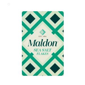  image shows Maldon 4.4oz Sea Salt Flakes | Classic White against a blank, white background