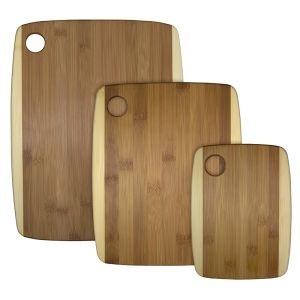 Totally Bamboo 2-Tone Cutting Board 3 Piece Set - 20-7935