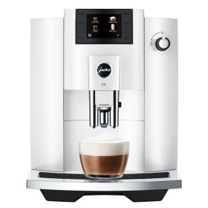 Jura E6 Automatic Coffee Machine | Piano White